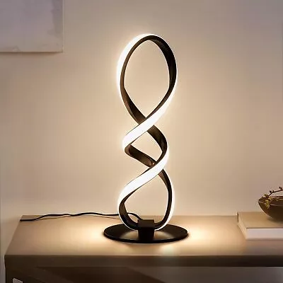 Adebime Modern Table Lamp Stepless Dimmable LED Spiral Lamp Unique • $45.17