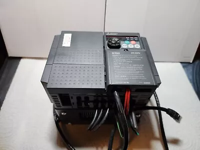 Mitsubishi Electric Inverter. Model: FR-D720-165-NA. Out 3PH 16.5A 200-240VAC. • $325