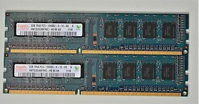 4GB (2x2GB) DDR3 PC3-10600U 1333 MHZ 240 PIN PC RAM DESKTOP MEMORY INTEL AND AMD • £4.99