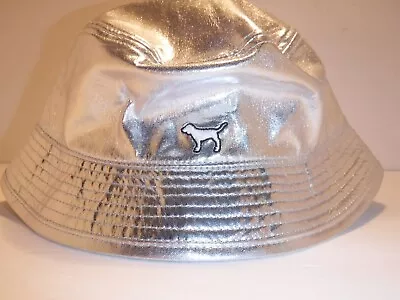  Pink Victoria's Secret Silver Bucket Hat Size M 🐕 • $20