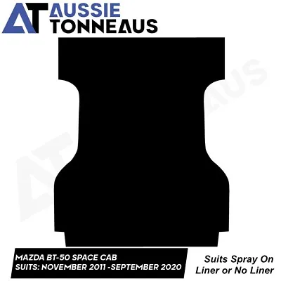 Rubber Ute Mat For Mazda BT50 Space Cab (November 2011 To September 2020) • $159