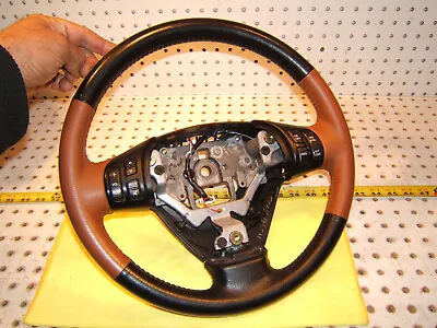 Mazda 04 RX8 Grand Touring Coupe Manual 6 Speed Black Brown Steering OEM 1 Wheel • $450