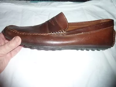 Joseph Cheaney Brown Leather Driving Moccasin Uk Sz 10.5 (45) • £46.99