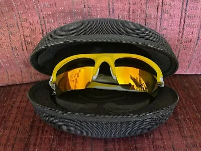 Oakley - Fast Jacket - Frame Lemon Peel - Lens Fire Iridium - NEW In BOX • $375