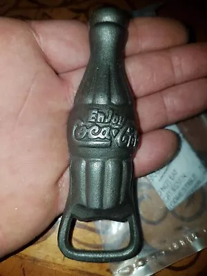 COCA COLA Hand Held Bottle Opener 3D Bottle Contour Shape.  • £2.99