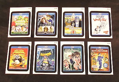 2011 Topps Wacky Packages ANS8 Series 8 GO To The MOVIES SET Of 8 STICKERS Nm+ • $3.99