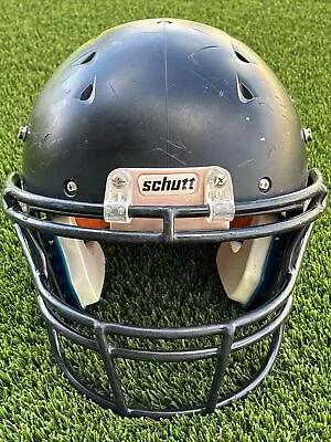 Schutt Recruit Hybrid Football Helmet - Youth Med - Black W/Black Facemask 2015 • $49.99