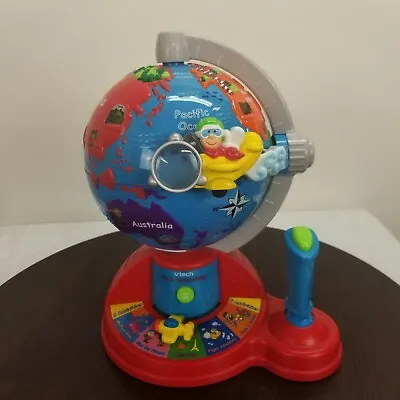 Vtech Fly And Learn Globe Interactive Educational Talking Kids Atlas Geography  • $23.39