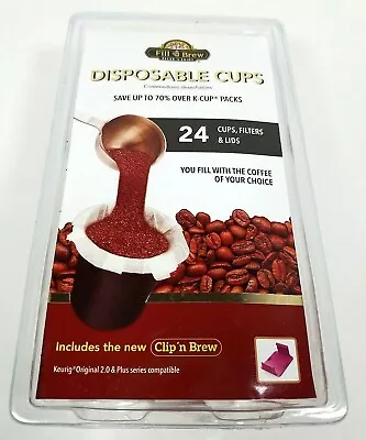 Clip N Brew Coffee Keurig K Cup Disposable Cups  Filters & Lids • $16.99