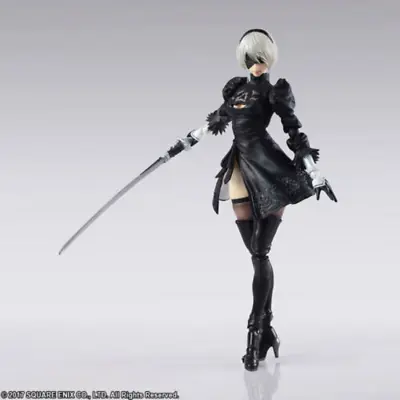 Anime NieR:Automata 2B YoRHa No. 2 Neal 6  PVC Action Figure Statue Toy • $44.96