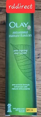 Olay Anti Wrinkle Nature Fusion Anti-ageing Day Cream Spf 15 50ml • £6.99