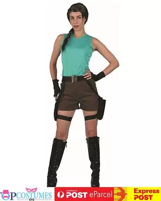 Adventurer Lara Croft Tomb Raider Womens Heroine Huntress Outfit Costume • $41.45