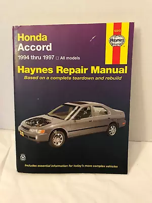 Haynes Manuals - Honda Accord 1994 Thru 1997 ~ 42013 • $13.99