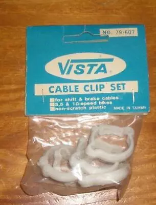 NOS Vintage Vista NOS Road Bike Plastic Cable Clamp Assortment • $4.99