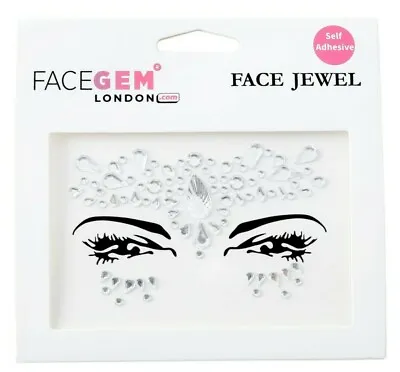 Face Gems Adhesive Glitter Face Jewel Festival Party Body Make Up Z1ZAK026 • £2.89