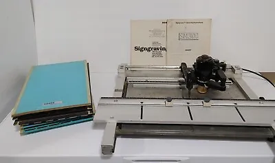Scott Signgraver SM-300 Engraving Machine With Stencils • $519