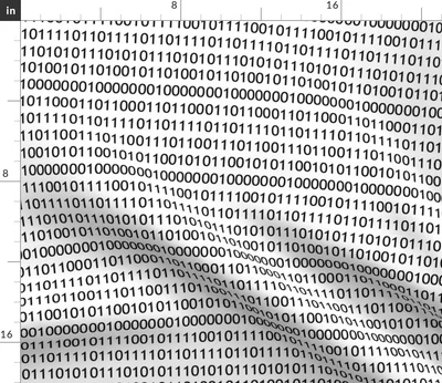 $16 • Buy Love Black White Computer Numbers Digital Art Spoonflower Fabric By The Yard