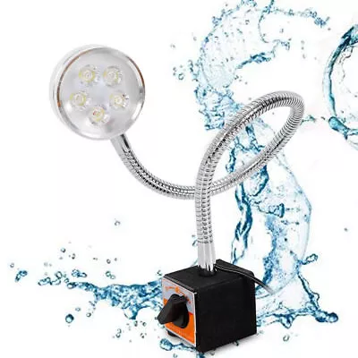 LED Clamp Light Magnetic Base Shop Work Bench Machine Lighting Tool 5W • $31.36