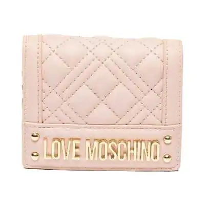 Fashion Wallet LOVE MOSCHINO Woman Pink Beige Quilted - JC5601PP1HLA0608 • $46.87