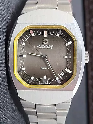 Vintage Movado Zenith SURF 2572PC 01-0020-380 Chatelain Watch RUNNING FOR REPAIR • $479.95