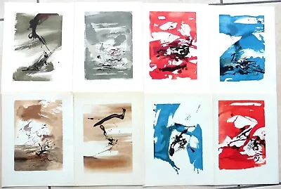 $95.29 • Buy ZAO WOU KI Series 8 Engravings Print Shop In PARIS 1965 