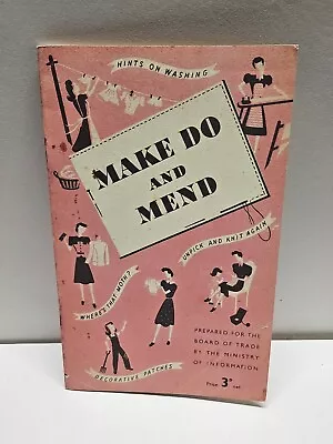 Make Do And Mend By Ministry Of Information (Paperback 1997) • £9.99