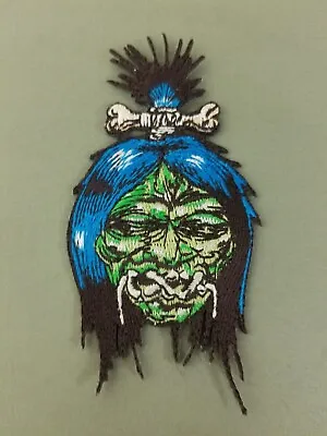 Voodoo Skull Embroidered Patch • $4