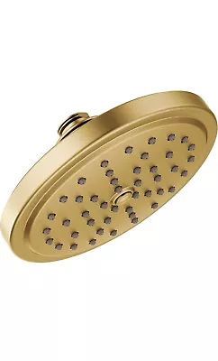 Moen S176BG Brushed Gold Round Rain Shower Head Fixed Shower Head • $125