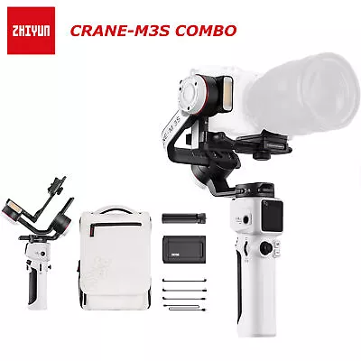 ZHIYUN CRANE-M3S COMBO 3-Axis Gimbal Stabilizer Anti-Shake LED Fill Light Tripod • $650