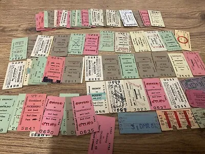 Vintage Railway Tickets North Yorkshire Moors Railway And Various Others • £33.54