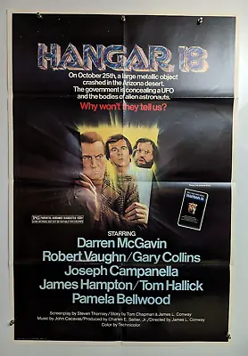 Government Secrets On UFO And Aliens  Hanger 18  Original 1980 1sh Movie Poster • $14.85