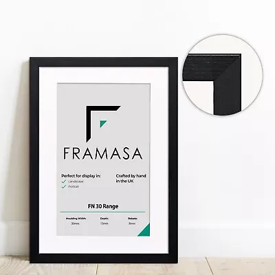 A1 A2 A3 A4 Picture Frame Photo Frame Poster Frames Without & With White Mount • £9.56