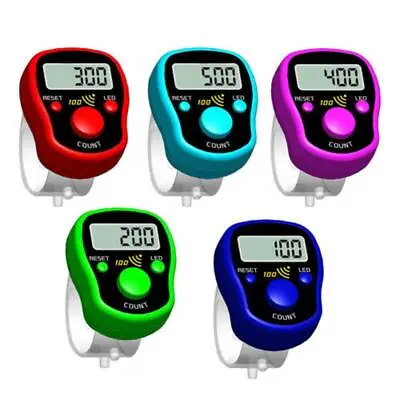 Mini LCD Electronic Digital Finger Hand Held Tally Counter Ring Digital Clicker • $4.72