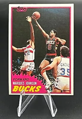 1981-82 Topps NBA Basketball #24 Marques Johnson Milwaukee Bucks NM • $1.49