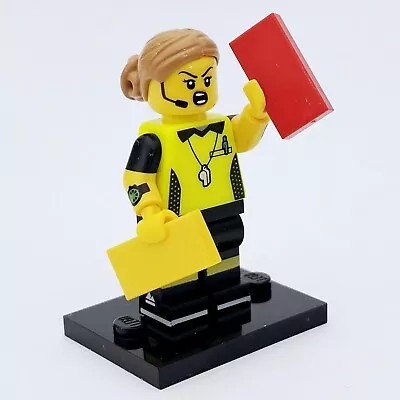 LEGO 71037 Series 24 Mini Figurine Foot Ball Referee Soccer Referee • $8.92