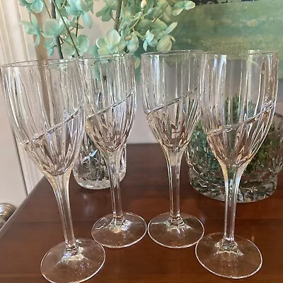 4 Four Mikasa Uptown  Wine Glasses 8 1/8  • $75