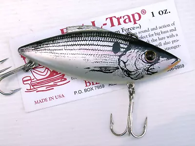 LARGE VINTAGE BILL LEWIS RAT-L-TRAP 1 Oz  4  LURE  STRIPER • $12.95