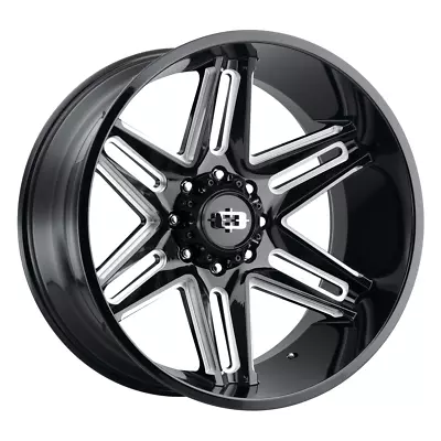 Vision Off-Road 20x12 Wheel Gloss Black Milled 363 Razor 6x135 -51mm Rim • $240.99