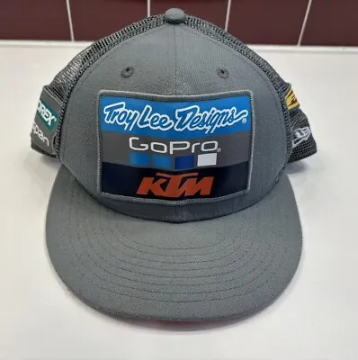 Troy Lee Designs KTM New Era Motorcycle Racing Mesh Back Truckers Hat Snapback • $24