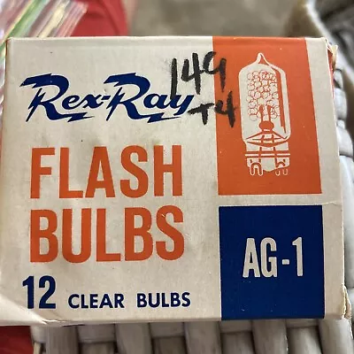 Rex-Ray Vintage Flash Bulbs No. 5 - 11 Unused Flash Bulbs • $9.99