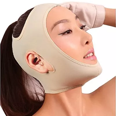 $14.34 • Buy Full Face Slimmer Anti Wrinkle Age Cheek Lift V Line Fast Slimming Mask Women M