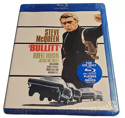 Bullitt (Blu-ray 1968) Action Adventure Factory Sealed Steve McQueen • $9