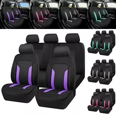 For Honda Car Seat Cover Front Rear Full Set 5-Seat Breathable Protector Cushion • $27.90
