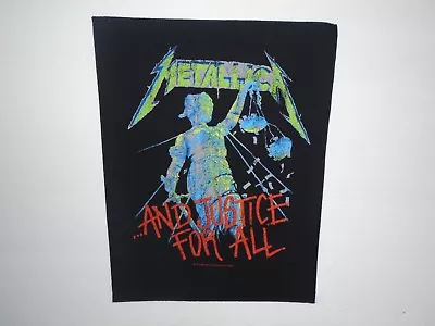  Metallica And Justice For All Printed Back Patch • $14.98