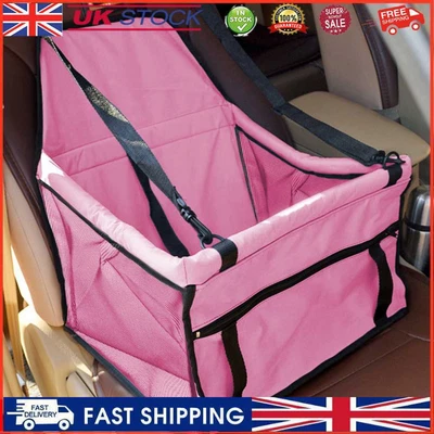 £12.29 • Buy Folding Pet Dog Cat Car Seat Safe Travel Carrier Kennel Puppy Handbag (Pink)