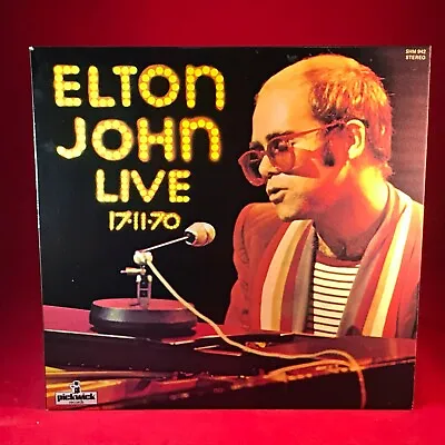 £11.99 • Buy ELTON JOHN Live 17.11.70 UK Pickwick Vinyl LP  EXCELLENT CONDITION In Concert 