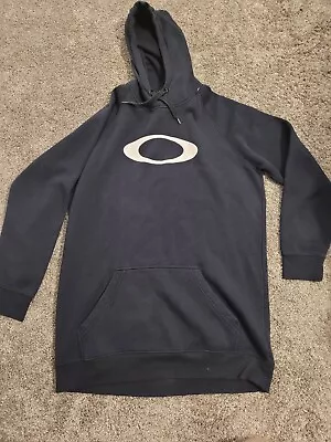 Oakley Heavyweight Pullover Hoodie Mens Size XL Long Stretch Drawstring Black  • $29.99