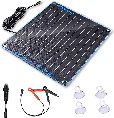 12 Volt 10W Battery Charger Solar Powered Panel For Car Dump Trailer Boat Marine • $26.29