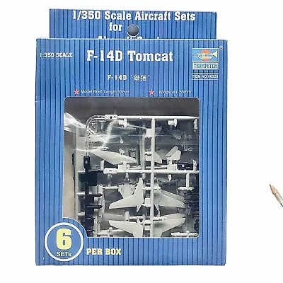 F-14D Tomcat 1/350 Scale Aircraft Sets 6 Sets Per Box Plastic Model • $15