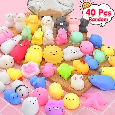 $29.67 • Buy Mini Animal Squishy Pack - 40 Pieces Random Mochi Squishies Party Favours Toys F